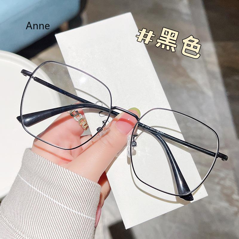 

Myopia Galsses Fashion Anti-Blue Ray Short-sight Eyeglasses Finished Square Frame Optical Eyewear Diopter To-4.0 glasses women 0