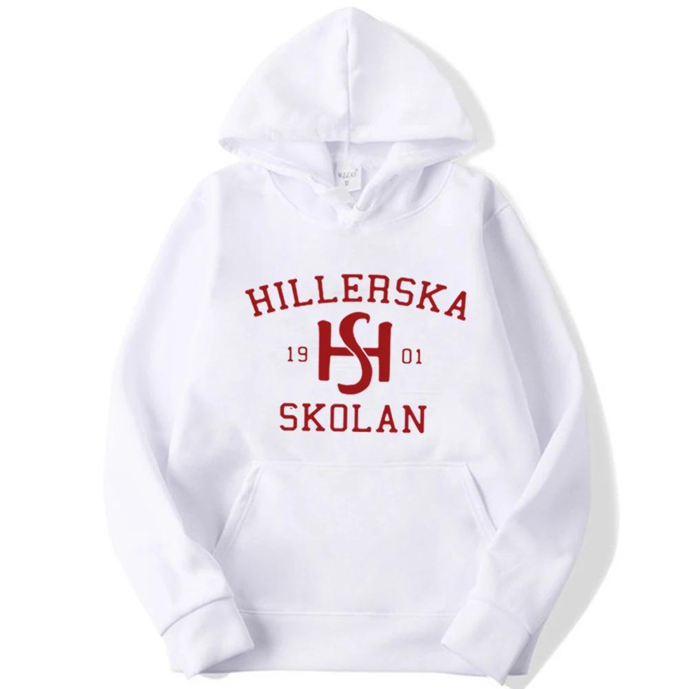 Зимние теплые толстовки Young Royals 2025 Горячая толстовка Young Royals Hillerska Skolan Толстовка Hillerska School Sudaderas S