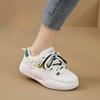 Fashion Women Platform Sneakers Color Block Thick Sole Lace Up Shoes Height Increasing Fashion Casual Comfort Running Shoes