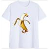 Hot European and American Funny Banana Undress Short-sleeved Women's T-shirt Tops  Oversized T Shirt