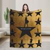 Hamiltons das Musical Flanelldecke Weiche Überwurfdecke für Schlafzimmer Reise Büro Lustige Bettdecke Sofa Bettbezug