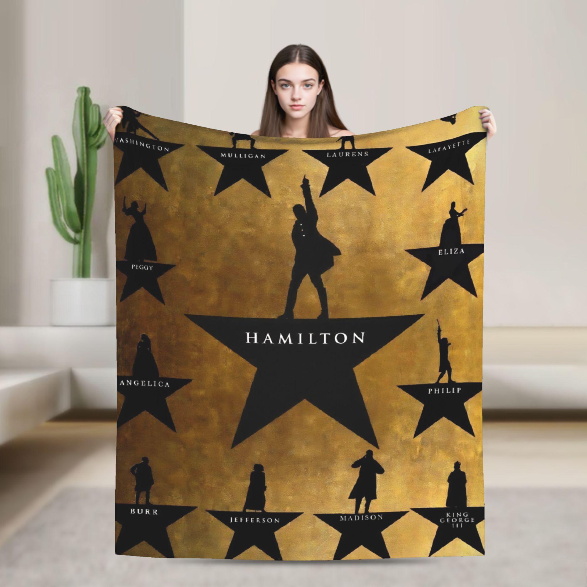 

Hamiltons the Musical Blanket Super Warm Comfortable Plush Bedding Throws For Home Decor Camping Flannel Bedspread Bed Cover 75x90cm