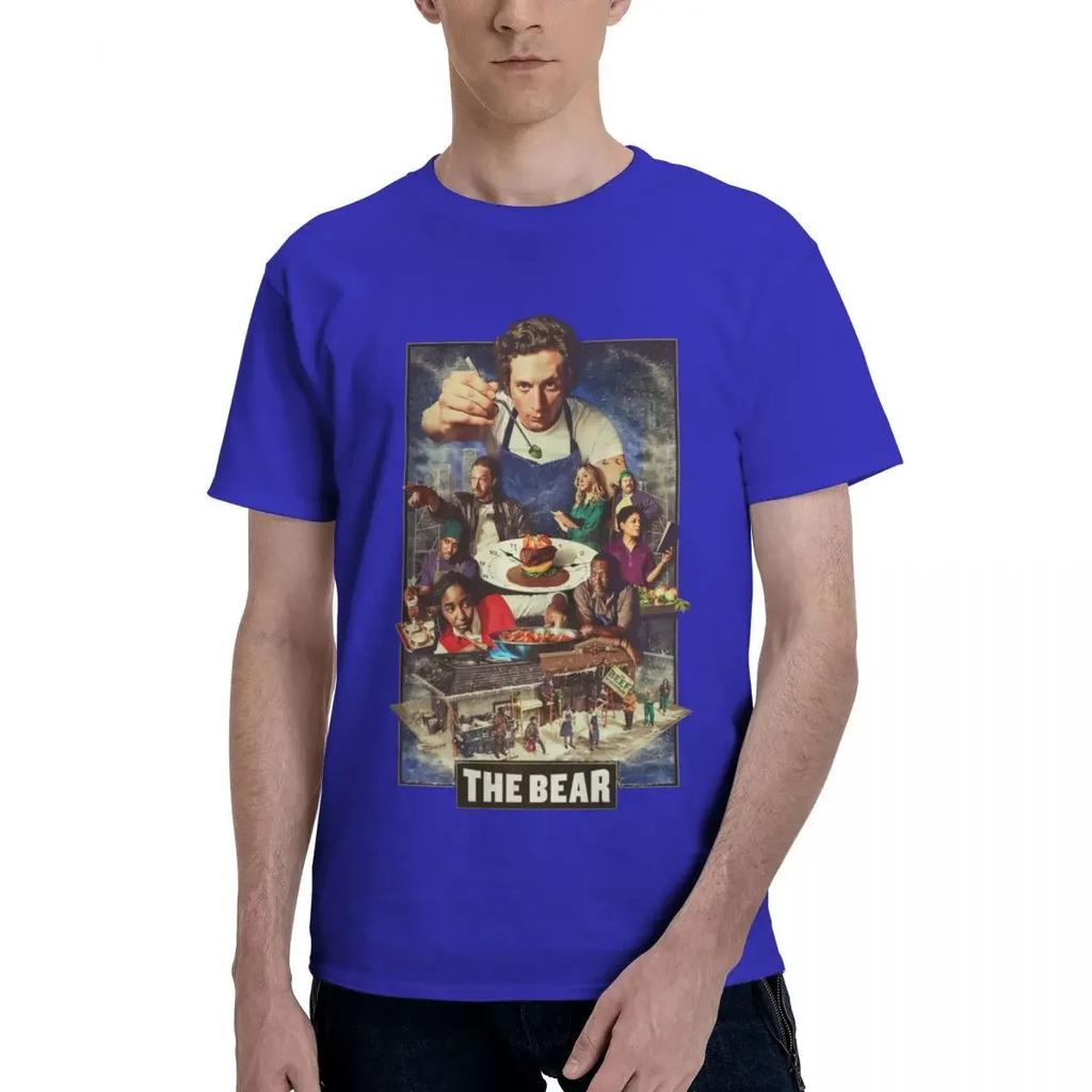 The Bear Tv Series 2023 Poster Oversized T Shirt Anime Graphic T Shirts For Men Women Man Tee Y2K Short Sve Tops