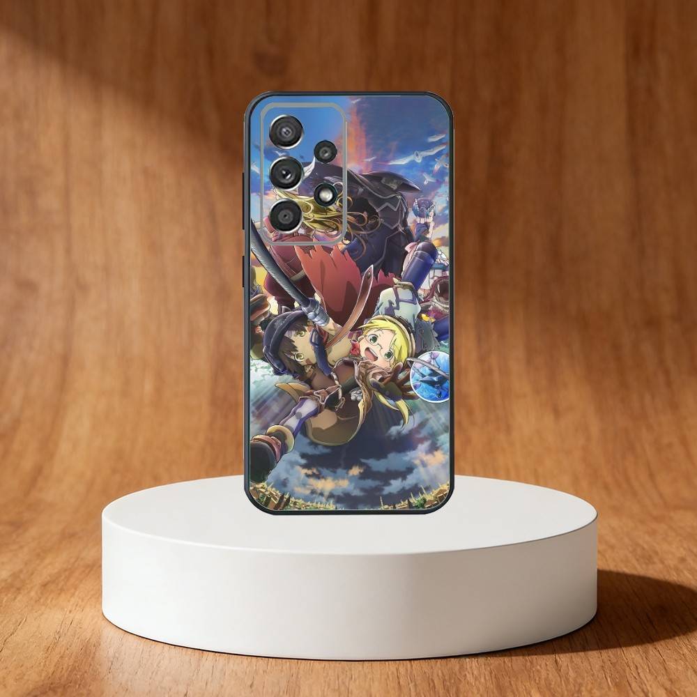 

M-Made in Abyss Phone Case For Samsung S25,S24,S21,S22,S23,S30,Ultra,S20,Plus,Fe,Note,10,9,5G Black Cover Samsung S30Ultra5G