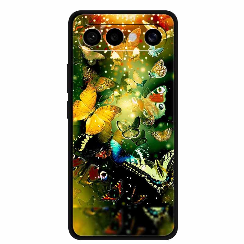 For Vivo S50 Pro Mini Case Lovely Lion Black Bumper Soft Silicone Coque for Vivo S 50 Pro Mini 6.31" Cover TPU Protector Funda