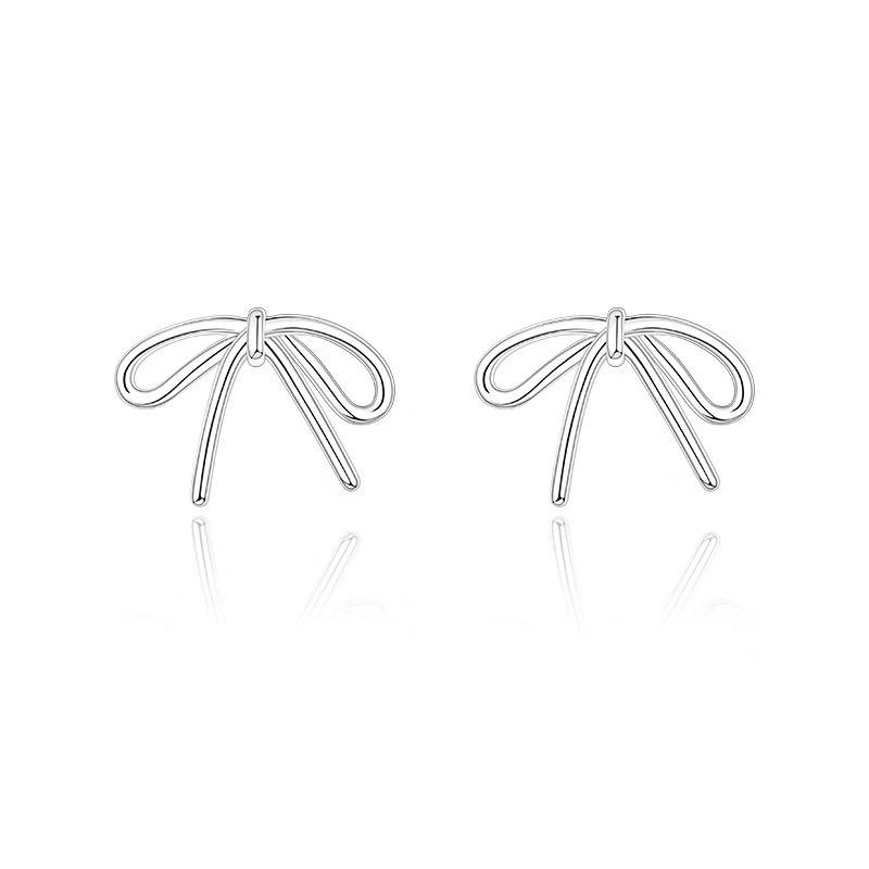 S925 Silver Stud Earrings Women's Ear Hole Earrings Niche Design Earbone Studs High-end Earrings