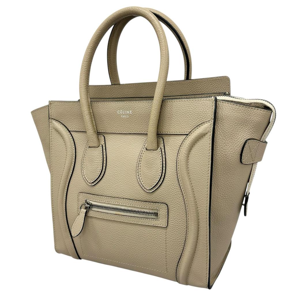 CELINE Luggage micro shopper Handbag Gurege Women used