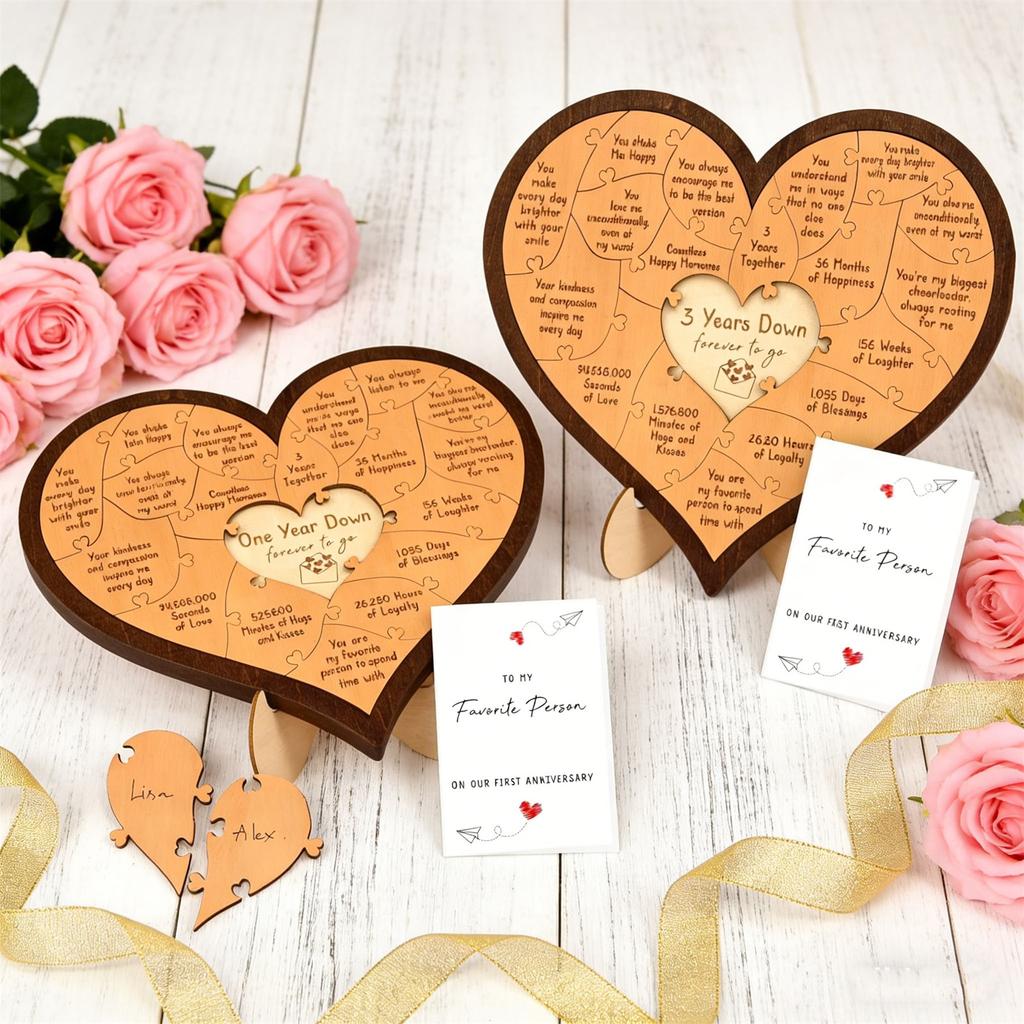 Valentine's Day Gift Commemorative Gift Wooden Love Puzzle