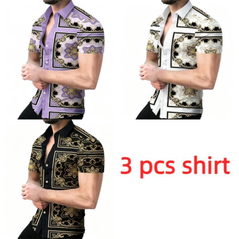 Street Fashion Pattern Printing Shirt Summer Hawaiian Beach Vacation Clothing Men's Street Style Shirt Daily Men's and Women's Shirt