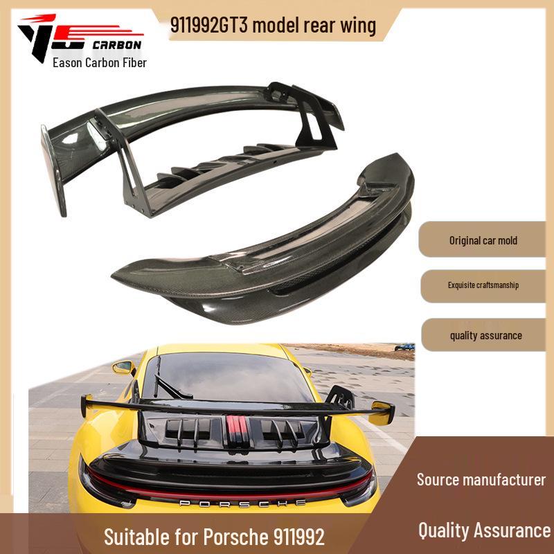 Porsche 911/992 GT3 Carbon Fiber Rear Wing Spoiler (2019-IN Model)