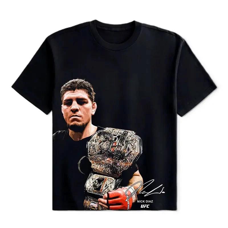 Nick Diaz UFC Fighters Tee, UFC Fighters T Shirt, Graphic T-Shirt XXXL