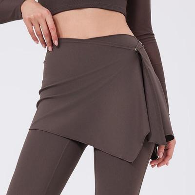 WEZHO Women's Yoga Skirted Leggings