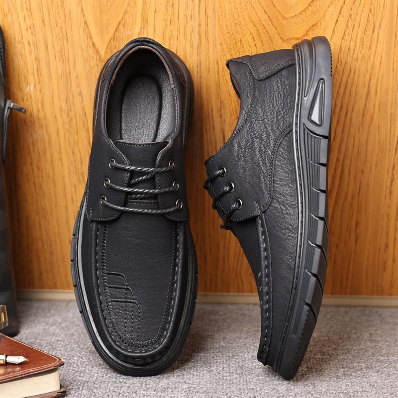 

Men Formal Shoes Dress Shoes Men Leather Shoes Men Classic Business JZ- A09 38 чорний