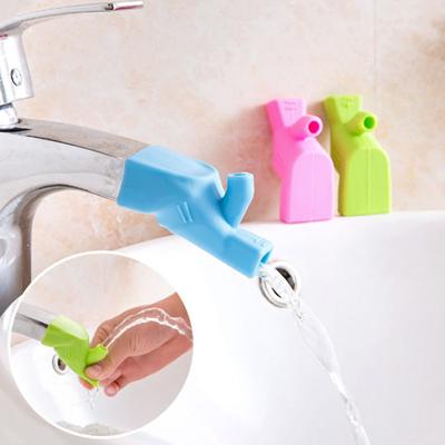Kitchen Tap Silicone Water Faucet Extender Kids Bathroom Washing Hands Aids