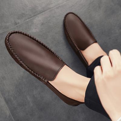 Pantofi de condus pentru bărbați Pantofi casual din piele la modă Mocasini de agrement pentru plimbări Pantofi business plați minimaliști pentru bărbați