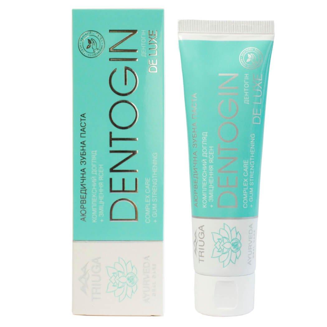 

Зубна паста DENTOGIN DELUXE «ЗМІЦНЕННЯ ЯСЕН», 100 г 1 pcs