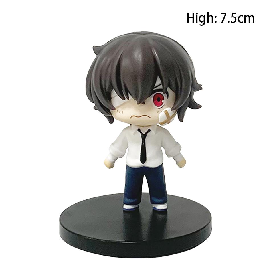 7cm Bungou Stray Dogs Anime Figure Kawaii Dazai Osamu Action Figure Cute Nakahara Chuuya Figurine PVC Collection Model Doll Toys