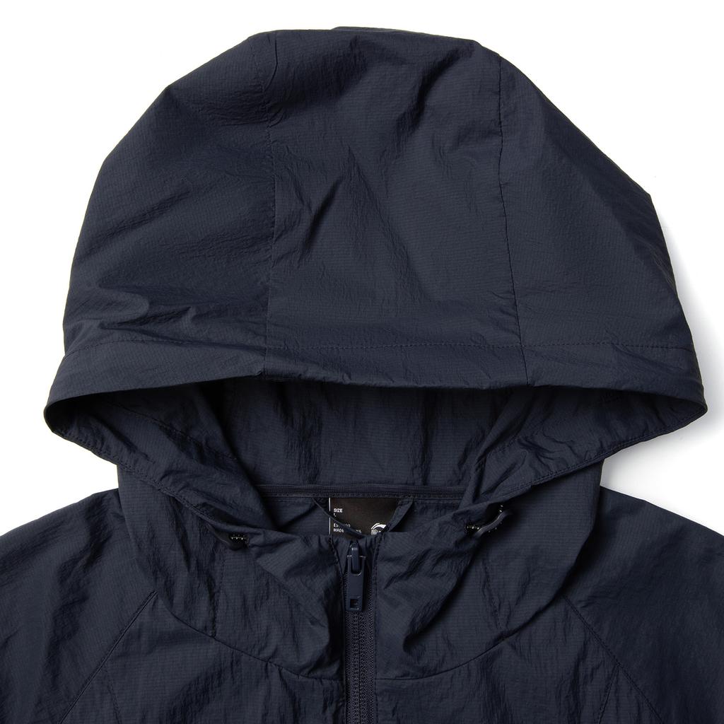 Li-Ning Sports Lifestyle Series Color Block Zipper Hooded Versatile Casual UV Protection Jacket Men jackets Deep-Blue AFDV827-3