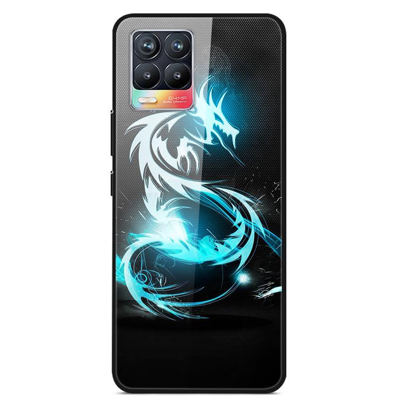 Glass Back Cover For Realme 8 Pro Case Tempered Glass Case For Realme 8 Pro 8i Realme 8 5G Phone Case Cover Realme8 5G Pro Funda