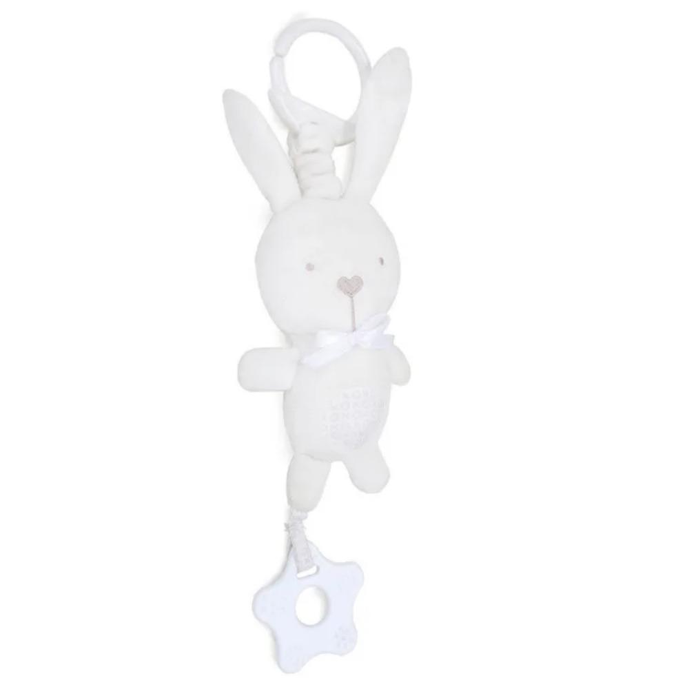 Stroller Toys Baby Hanging Rattle Toys Soft Baby Music Plush Activity Crib Mobie Rabbit Star Shape for Toddlers Baby  Boys Girls