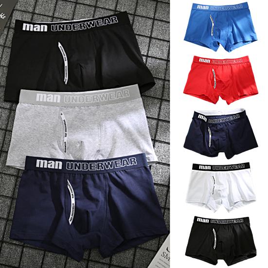 Pánské spodky Super měkké šetrné k pokožce Elastický pas Bezešvé Prodyšné Bavlna absorbující pot Pánské strečové boxerky Spodky s přiléhavým střihem pro dospělé