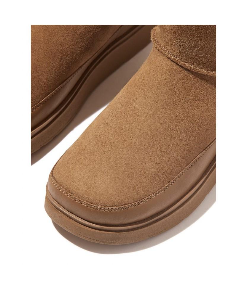 Fitflop [Gen-Ff] Women'S Ultra Mini Double-Faced Shearling Boots - Desert Tan (Ft59K2B27B)