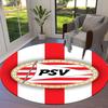 PSV Eindhoven Round Area Rug,Carpet Rug for Living Room Bedroom Sofa Playroom Decor,Non-slip Floor Mat