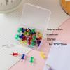 Colored Plastic Push Pins for Cork Boards and Office Use