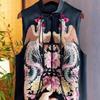 Thin Quality Vintage Traditional Clothing Streetwear Chinese Style Coats Vest for Women Jackets Fashion Clothes Ethnic Style