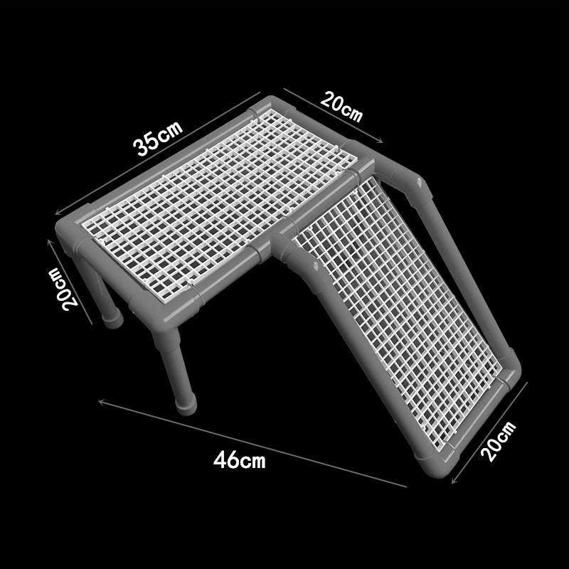 Turtle Drying Platform Floating Island Fish Tank Grid Sucker Hanging DIY Brazilian Turtle Grass Tortoise Climbing Hanger Climbing Platform