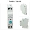 Circuit Breaker 80*50*18mm DC WIFI Switch 12-80V Voltage Range Compatible With Voice Assistants Easy Installation