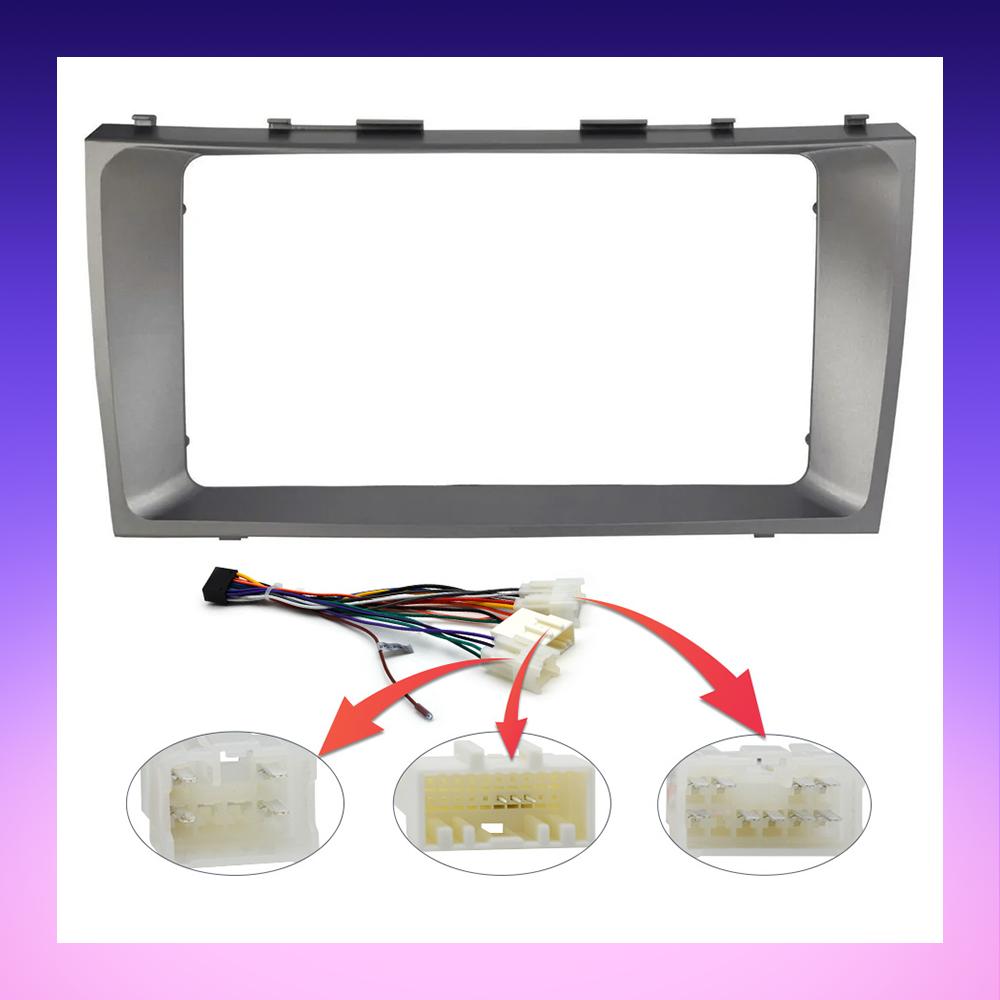 2 DIN Android Bilradio For Toyota Camry V40 2006-2011 Multimediaspiller Hovedenhet Stereo GPS-navigasjon WIFI 1+16GB