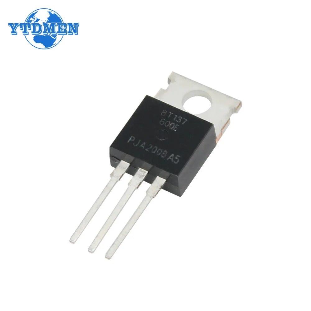 5ks TRIAC tyristorů BT137-600E BT151-500R TO-220 BT137 BT151 tranzistorová sada