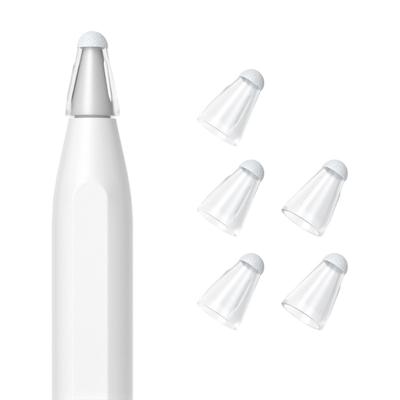 5Pcs Lightweight Silicone Tip Case Nib Cover Skin For Pencil 1/2/3 Silicone Fiber Nib Case Fiber Nib Replacement