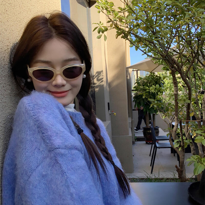 NeoRetro 20315 Sonnenbrille ELFENBEIN