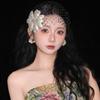 Black Bridal Veils Flower Wedding Headwear Versatile Bride Head Net  Hair Accessories