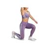 Adidas Striped High-Waisted Sports Leggings Women leggings Dark-Purple HY4164