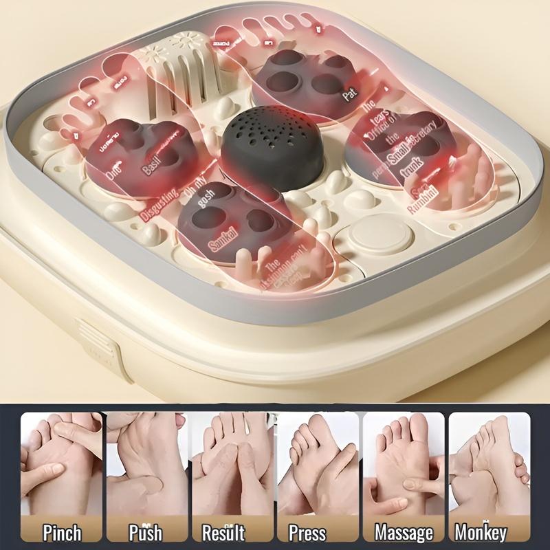 Home Foldable Foot Bath Bucket Fully Automatic Constant Temperature Heating Foot Bath Massage Machine