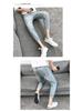 Men's Skinny Loose Ripped Jeans - Korean Style Trendy Beggar Pants, Slim Fit, 9-Point Length, Spring/Summer Collection