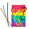 Sensory Activity Board Silicone Fidget Toy Calming Down Quiet Stress Anxiety Adhd  Best Gifts For Kids Boys Girls