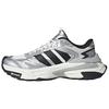 XLG Storm Edge Silver Metallic Black Unisex Sneakers Footwear-White Core-Black JS0059