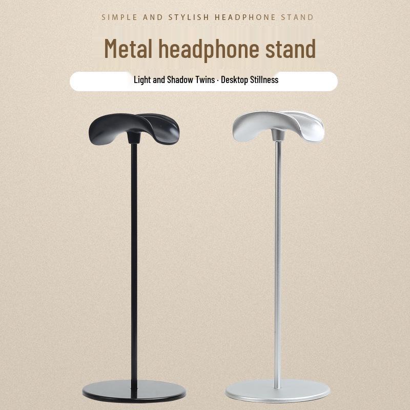 Aluminum Alloy Metal Headphone Stand: Creative E-sports Display Rack, No-Drill