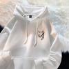 New Women's Casual Fashion Hoodie American Street Devil Print Hoodie Suitable for Spring and Autumn Wear Fashionable Comfortable
