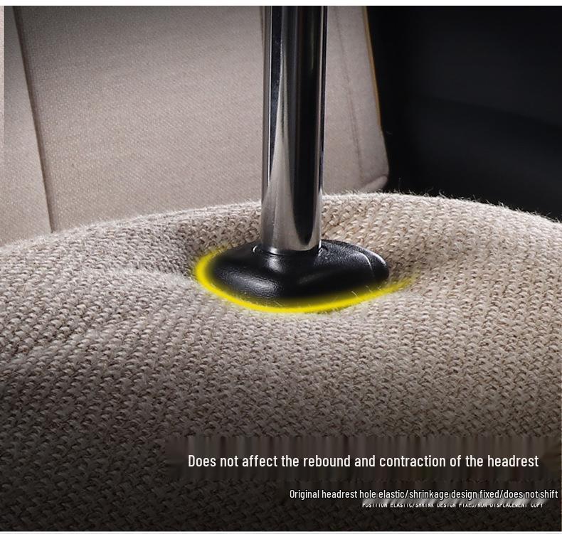 Toyota Highlander Seat Cover: Universal Linen Cushion for 5-7 Seats, All-Season Use