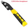 1/2Pcs Wire Straightener Stainless Steel Professional Electrician Wire Tool Electrical Cable Terminal Tool For Electrician