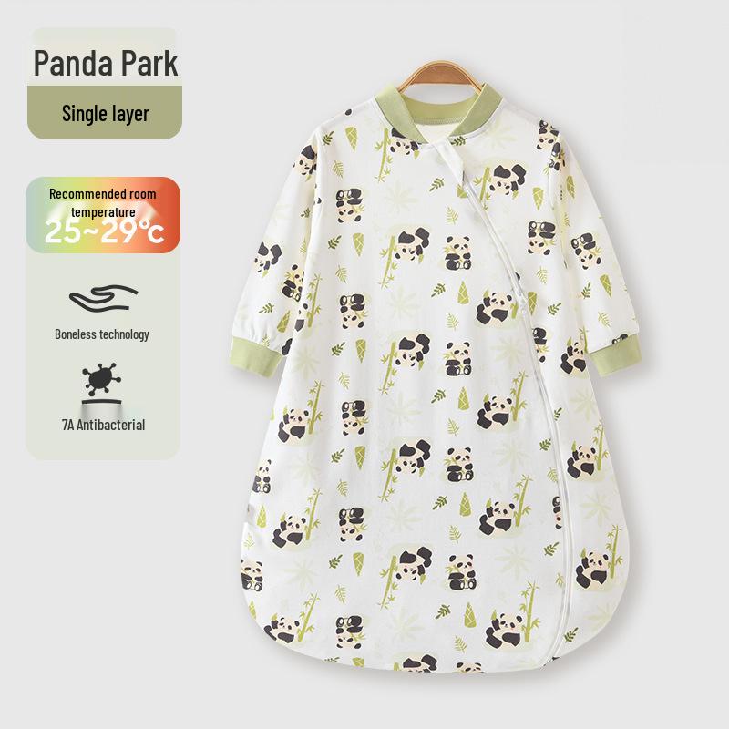 Four Seasons Baby Sleeping Bag - Anti-Kick & Anti-Startle, One-Piece for Newborns & Children, Spring & Autumn, Winter Style