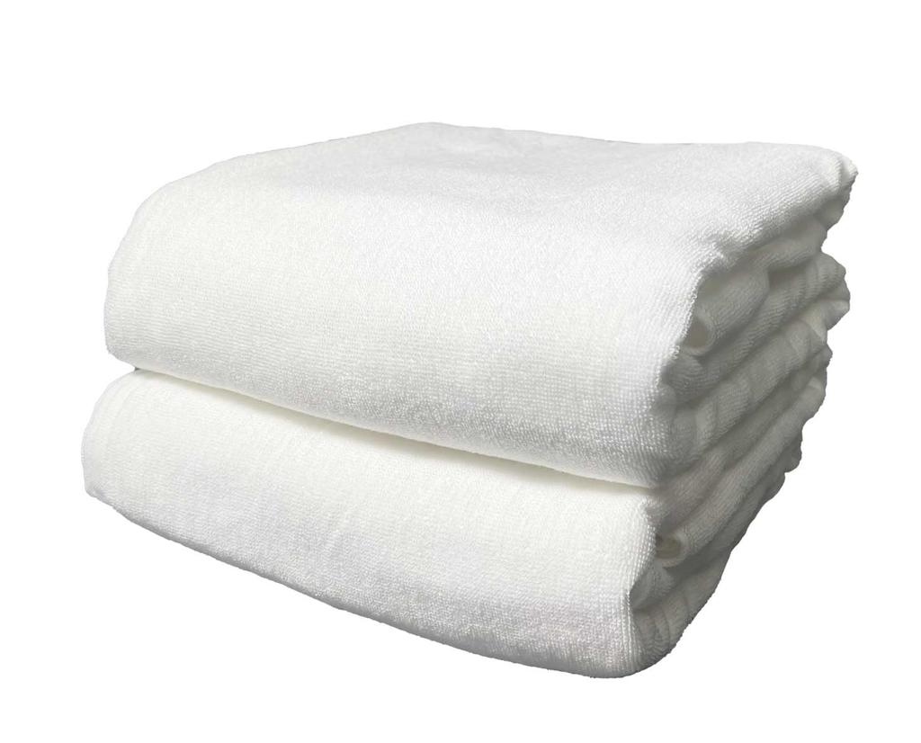 amife petit Large Bath Towel, Commercial Use Towel (White, 210x100cm)