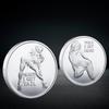 Moneta Ragazza Sexy, Moneta Portafortuna, Moneta Commemorativa in Argento Dorato di Bellezza, Moneta Sexy, Artigianato Divertente con Monete, Regalo di Natale, Pensierini per la Befana