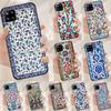 Antike Blumentiles Für Samsung Galaxy A26 A05 A06 A16 A54 A34 A14 A22 A32 A52 A55 A35 A15 A53 A13 A56 A36 Hülle