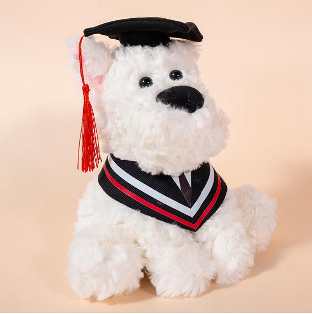 Adorable Graduate Capybara Plush Toy with Cap